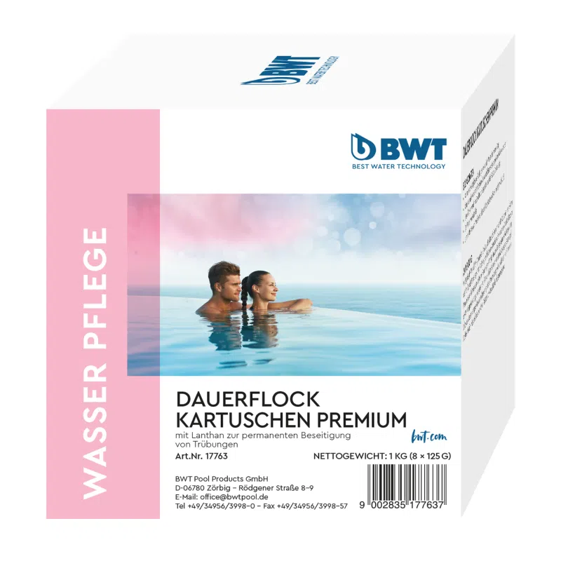BWT Dauerflockkartuschen 8x125 Gramm