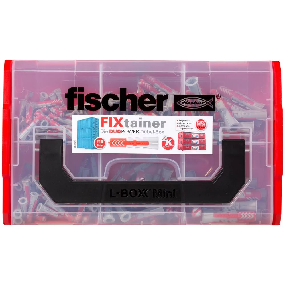 fischer FixTainer - DuoPower (210 Teile)