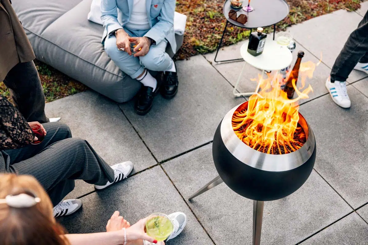 Höfats MOON 45 Feuerschale mit hohem Fuß – Bild 5