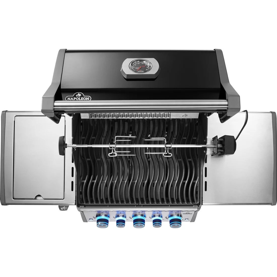 Napoleon Gasgrill Rogue PRO-S 425 mit Sizzlezone und Heckbrenner inkl. Drehspieß – Bild 7
