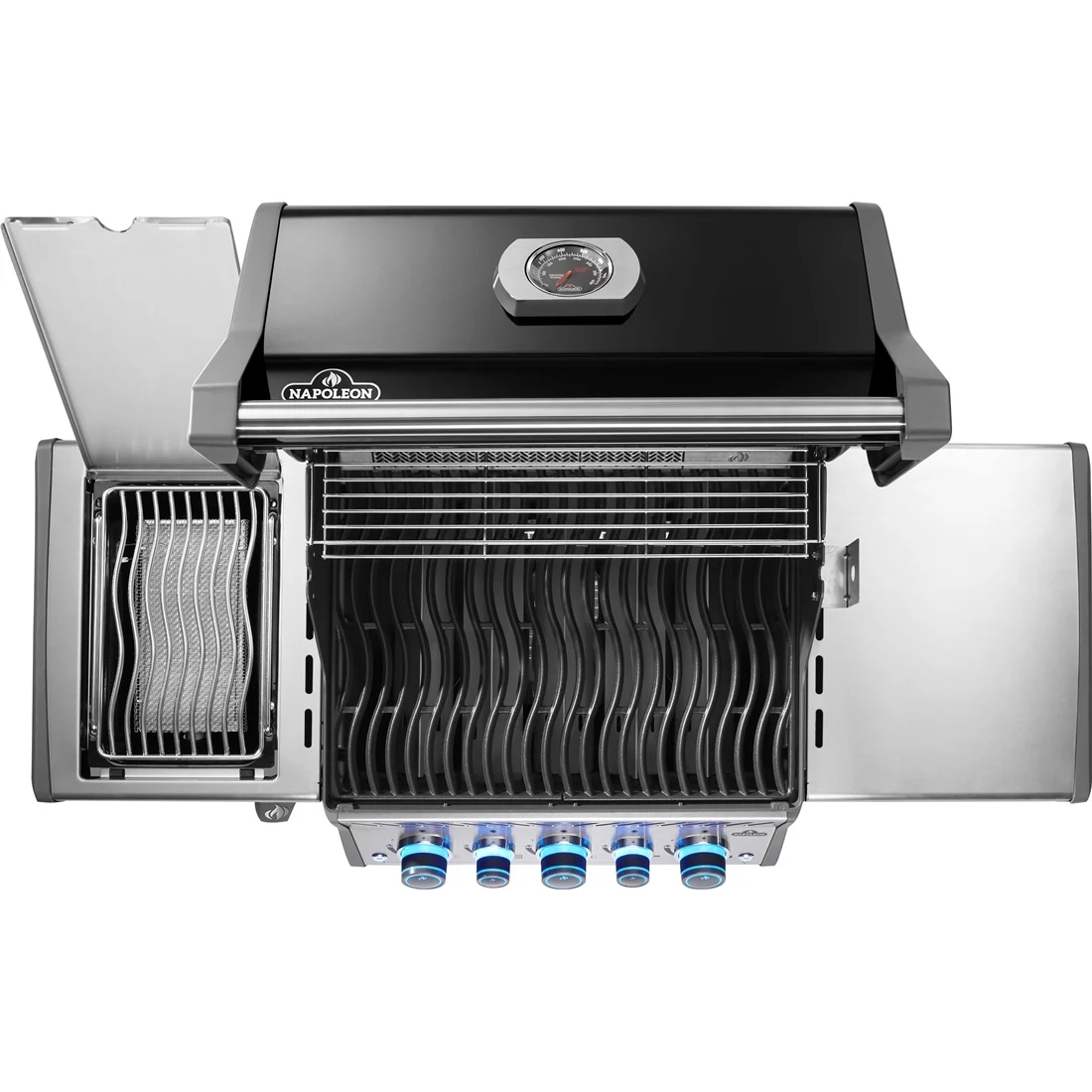 Napoleon Gasgrill Rogue PRO-S 425 mit Sizzlezone und Heckbrenner inkl. Drehspieß – Bild 5