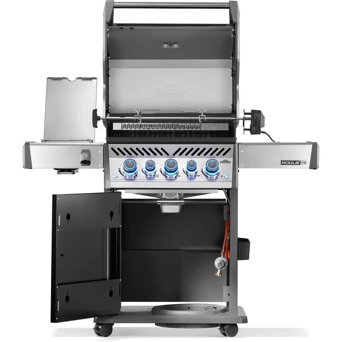 Napoleon Gasgrill Rogue PRO-S 425 mit Sizzlezone und Heckbrenner inkl. Drehspieß – Bild 4