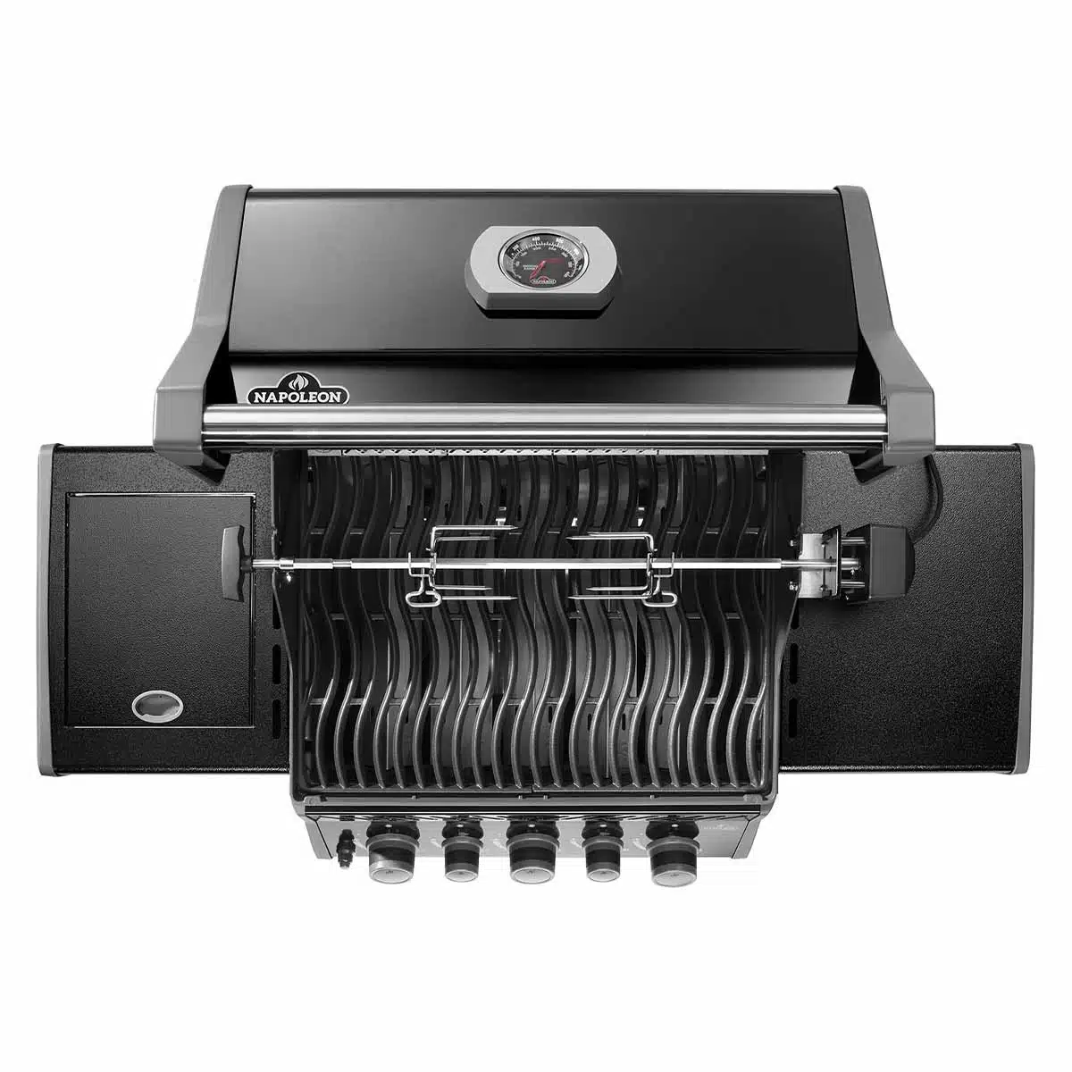 Napoleon Gasgrill Rogue RSB 425 mit mit Seiten und Heckbrenner inkl. Drehspieß – Bild 5