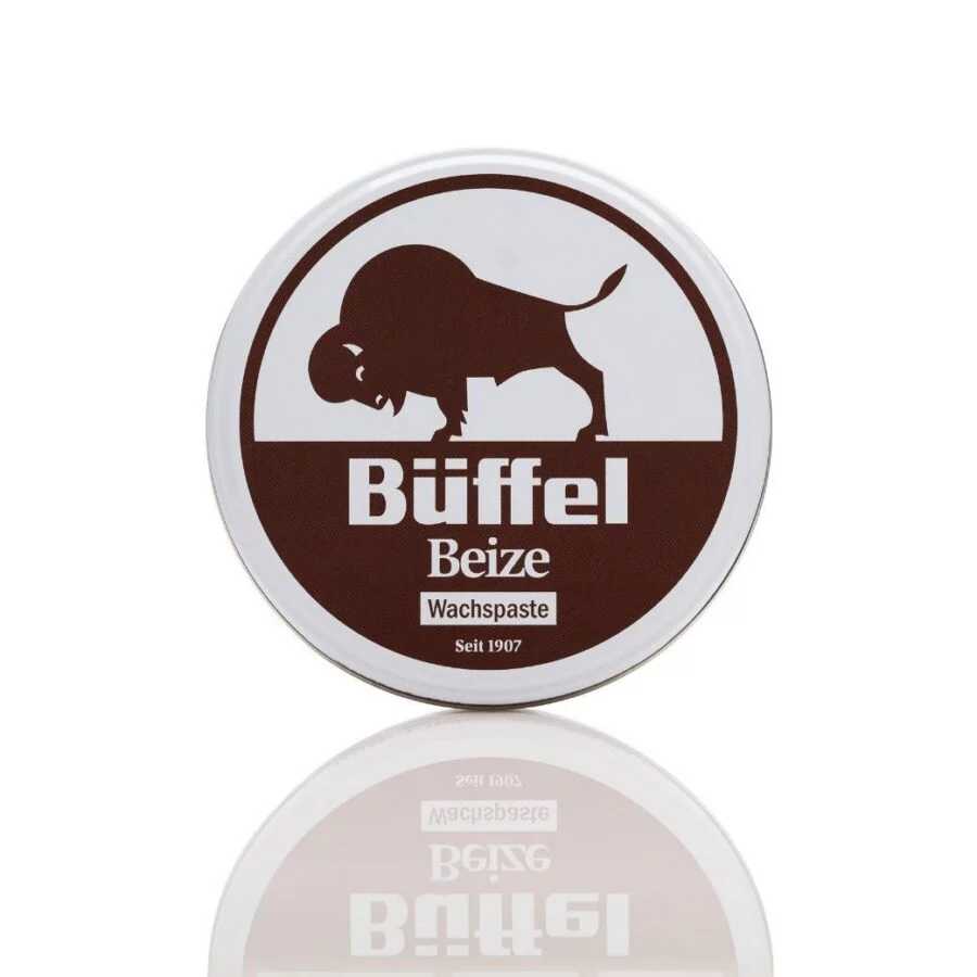 Büffel-Beize Wachspaste – Dunkelbraun, 500ml