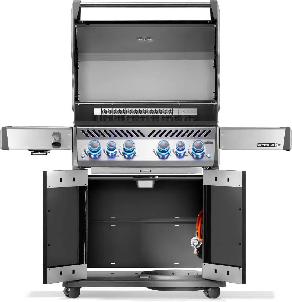 Napoleon Gasgrill Rogue PRO-S 525 mit Sizzlezone und Heckbrenner, Schwarz – Bild 6
