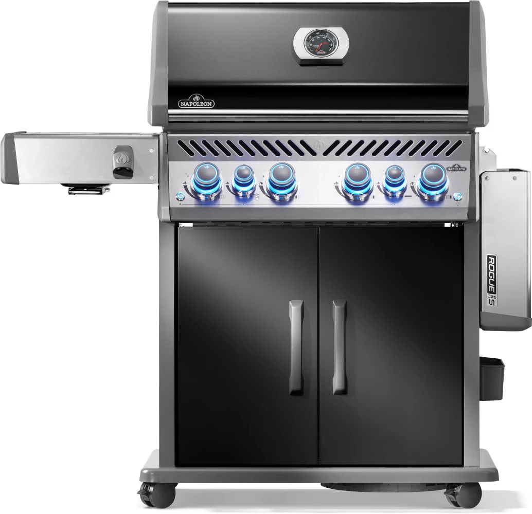 Napoleon Gasgrill Rogue PRO-S 525 mit Sizzlezone und Heckbrenner, Schwarz – Bild 4