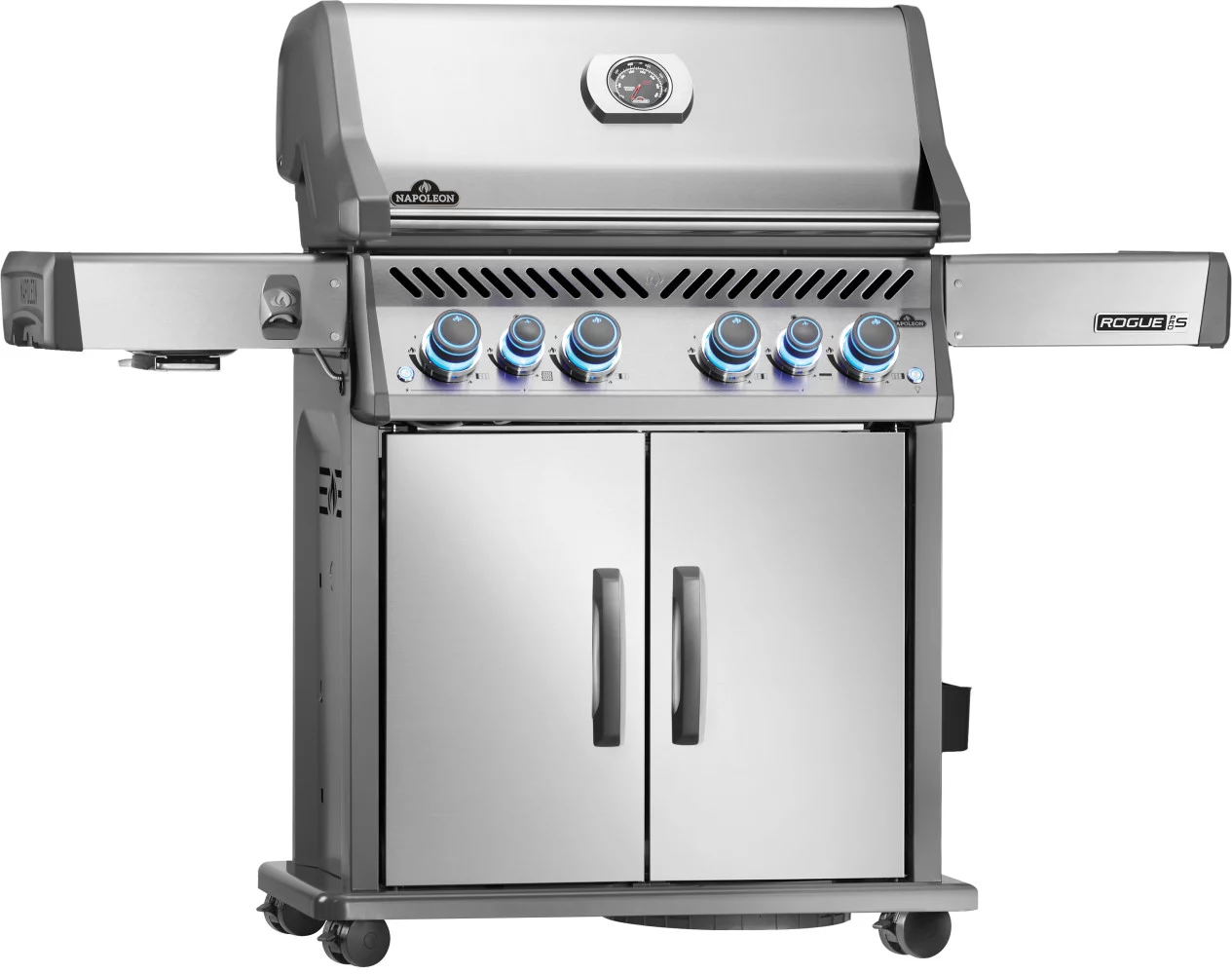 Napoleon Gasgrill Rogue PRO-S 525 mit Sizzlezone und Heckbrenner, Edelstahl