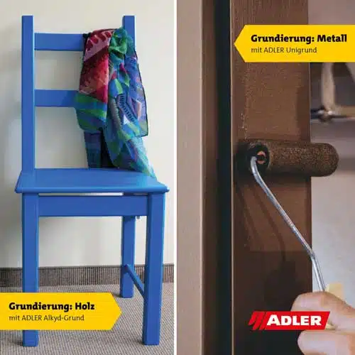 ADLER Brilliantalkyd Kunstharzlack glänzend – Weiß, 375ml – Bild 3