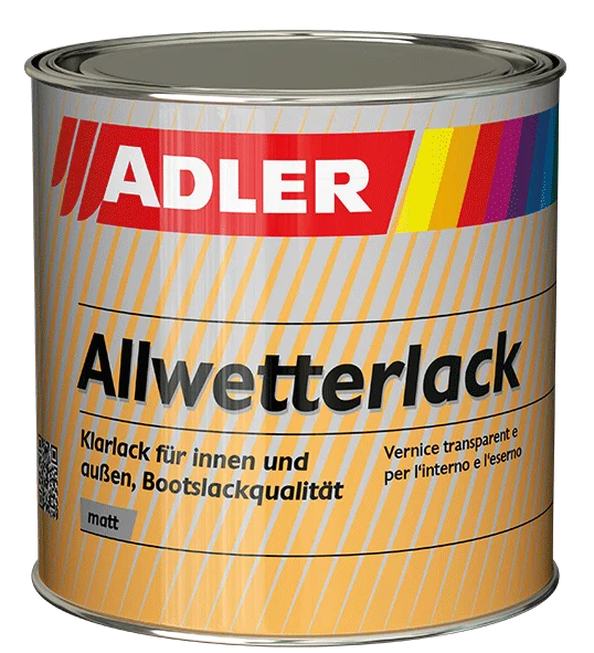 ADLER Allwetterlack Klarlack für innen und außen Bootslack Qualität