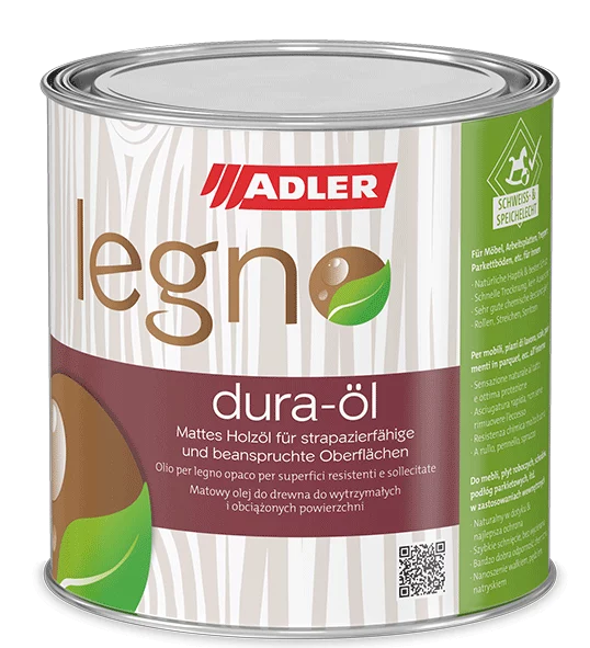 ADLER Legno-Dura-Öl - Holzöl matt für beanspruchte Oberflächen 750ml
