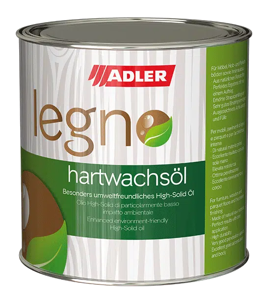 ADLER Legno-Hartwachsöl für Möbel, Vertäfelungen und Holzdecken 750ml