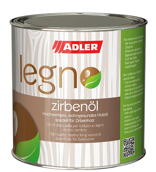 ADLER Legno-Zirbenöl Farblos Holzöl für innen 750ml