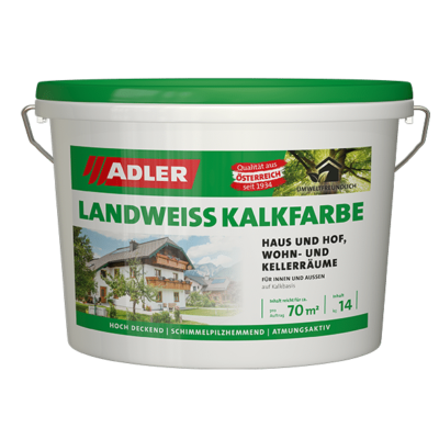 Adler Landweiss Kalkfarbe 14 Kg