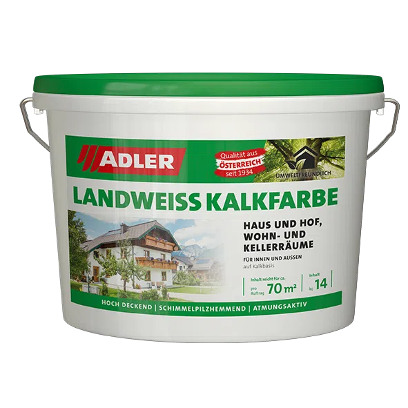 Adler Landweiss Kalkfarbe 14 Kg