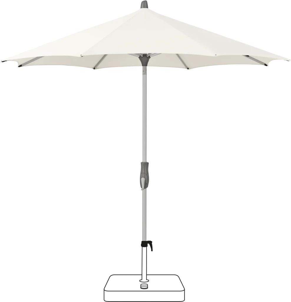 Glatz Sonnenschirm Alu-Twist Stoffklasse 2