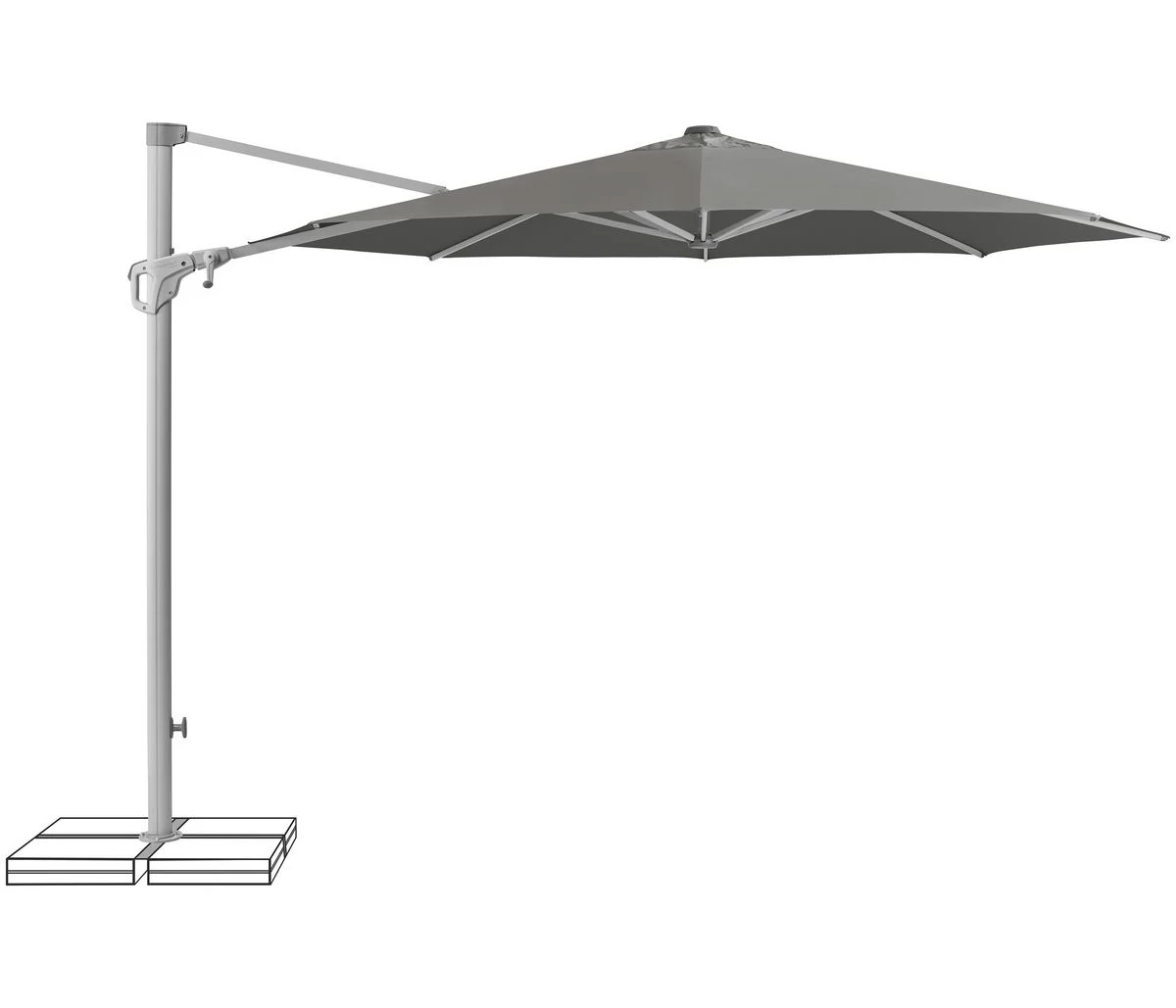 Suncomfort Ampelschirm Sunflex 300x300cm