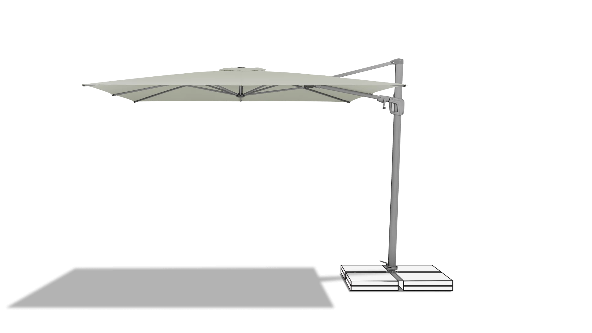 Suncomfort Ampelschirm Sunflex 300x300cm – Bild 3