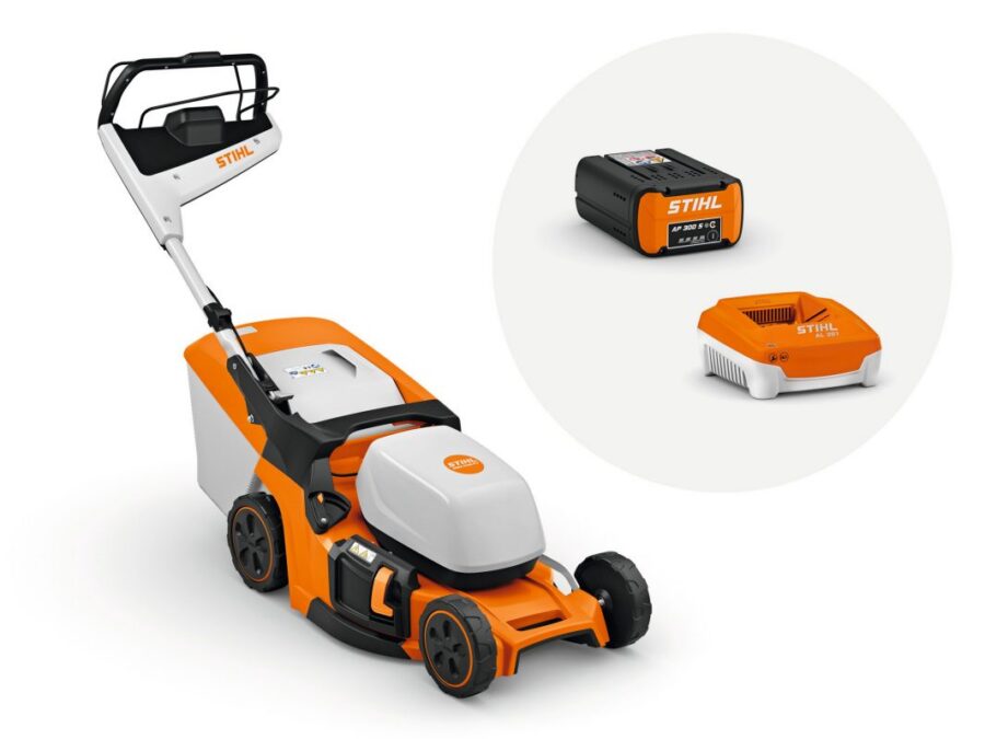 Stihl Akku-Rasenmäher RMA 448PV Set mit AP300S und AL301