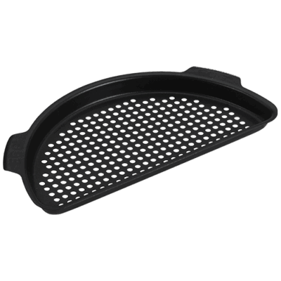 Big Green Egg gelochter halbrunder Rost