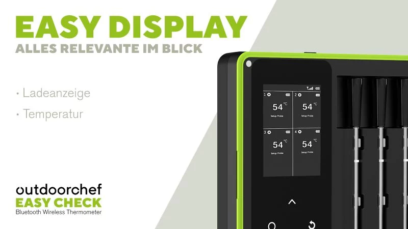 Outdoorchef Easy Check Wireless Grillthermometer Quadro