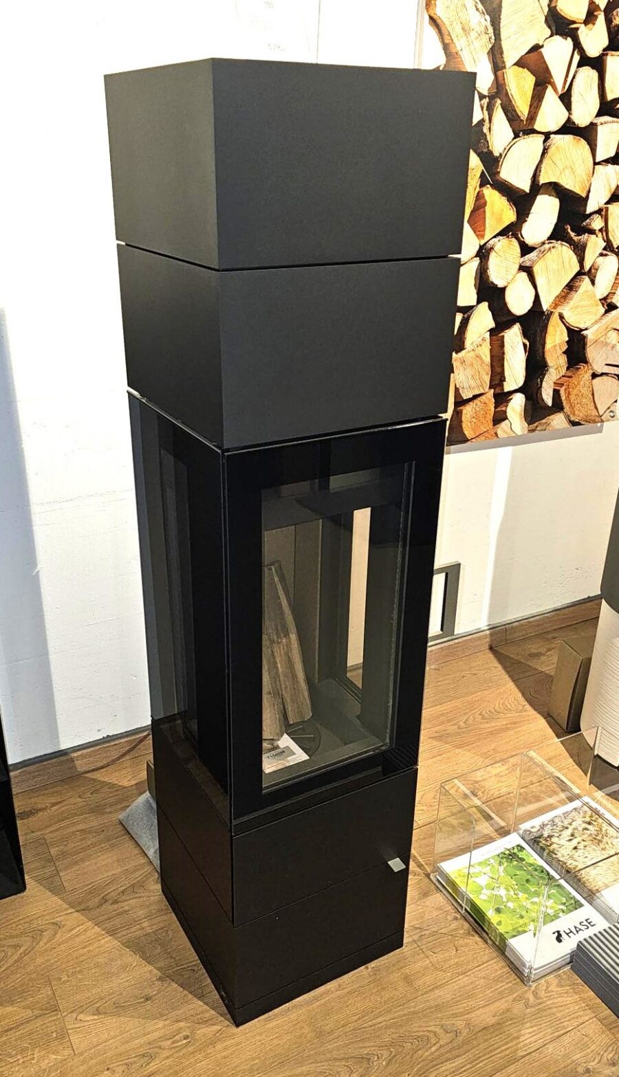 Hase Kaminofen Sendai 155 schwarz