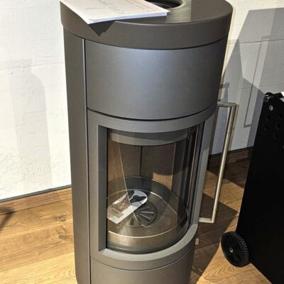 Hase Kaminofen Basilia Silbergrau Mojave