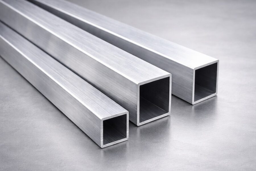 Aluminium Vierkantrohr 25x25x2mm