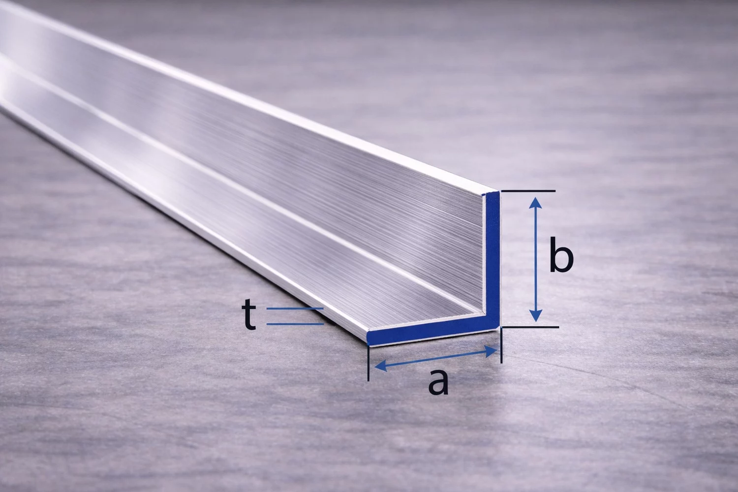 Aluminium Winkelprofil 25x25x2mm – Bild 2