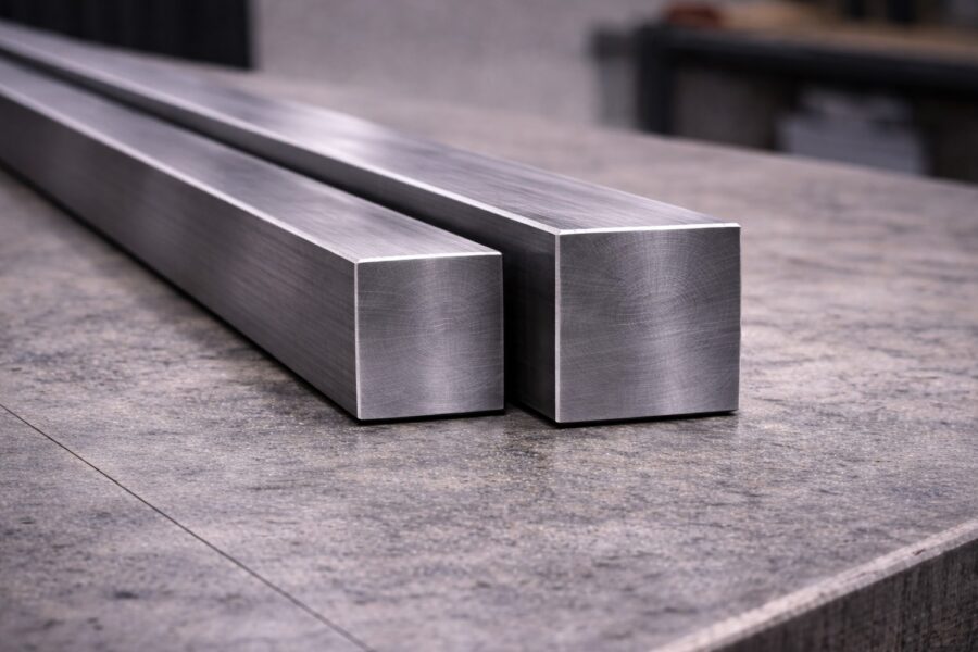 Edelstahl Quadratstange 10x10mm
