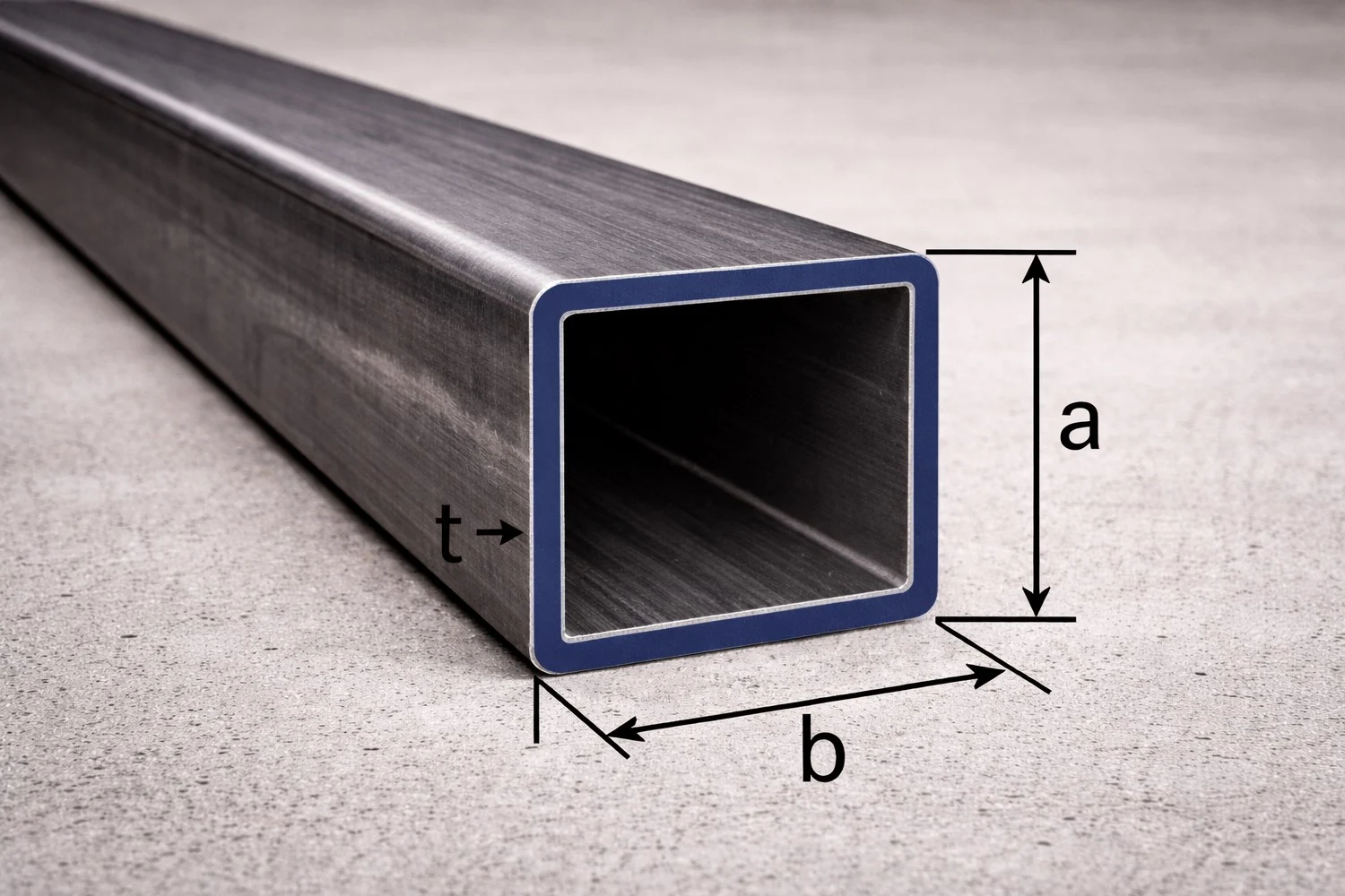 Stahl Formrohr Vierkantrohr 25x25x2mm – Bild 2
