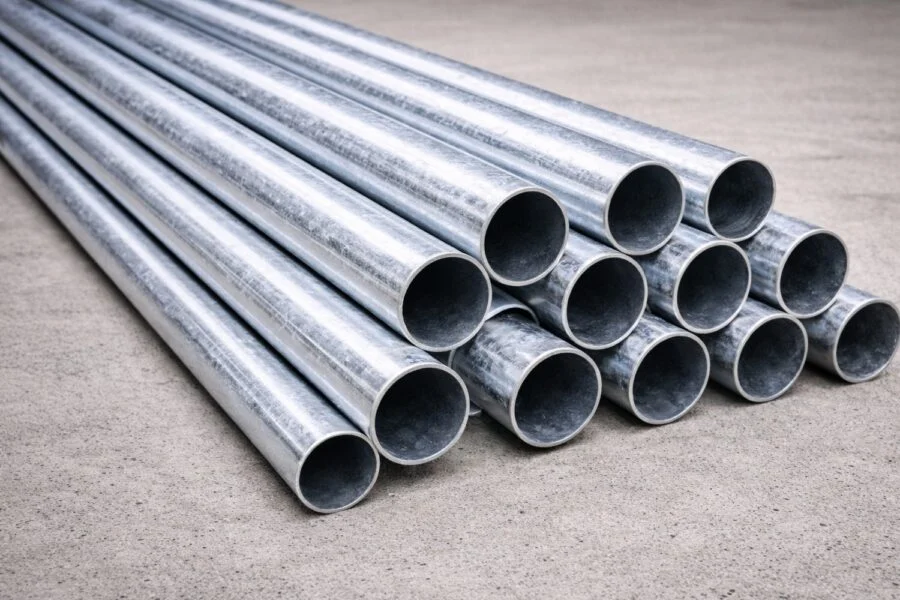 Stahl Gewinderohr verzinkt geschweißt 1" 33,7x3,2mm