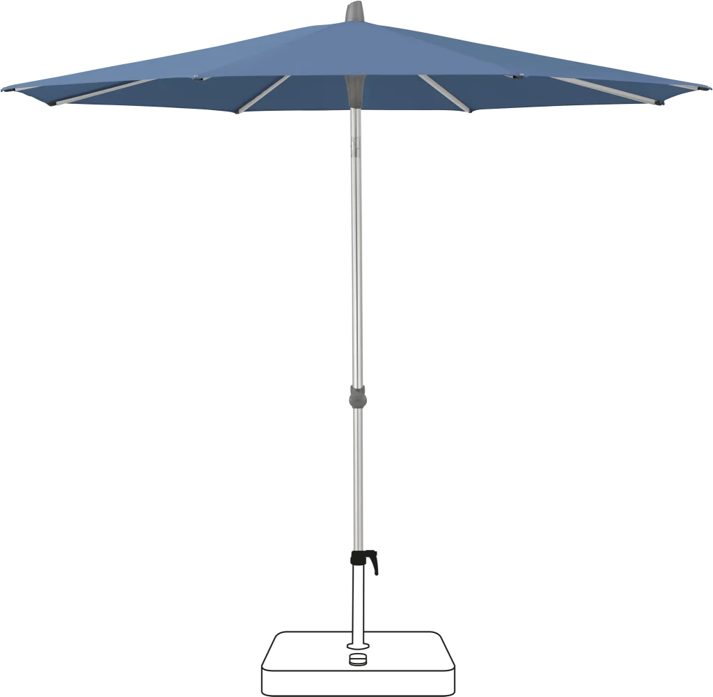 Glatz Sonnenschirm Alu-Smart Stoffklasse 4 in Cobalt 418