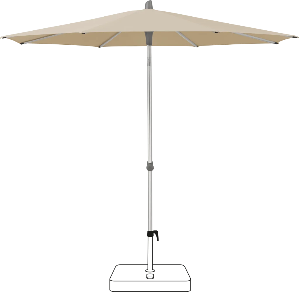 Glatz Sonnenschirm Alu-Smart Stoffklasse 4 in Cream 422