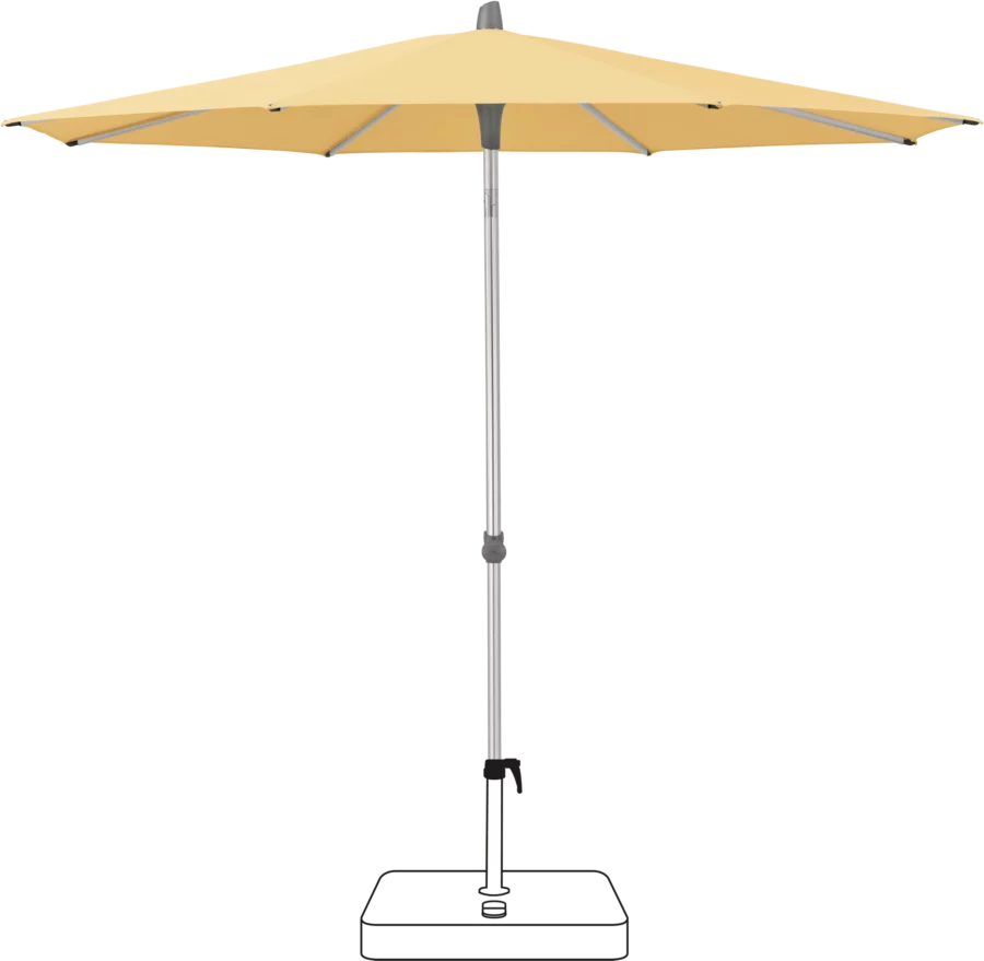 Glatz Sonnenschirm Alu-Smart Stoffklasse 4 in Straw 438