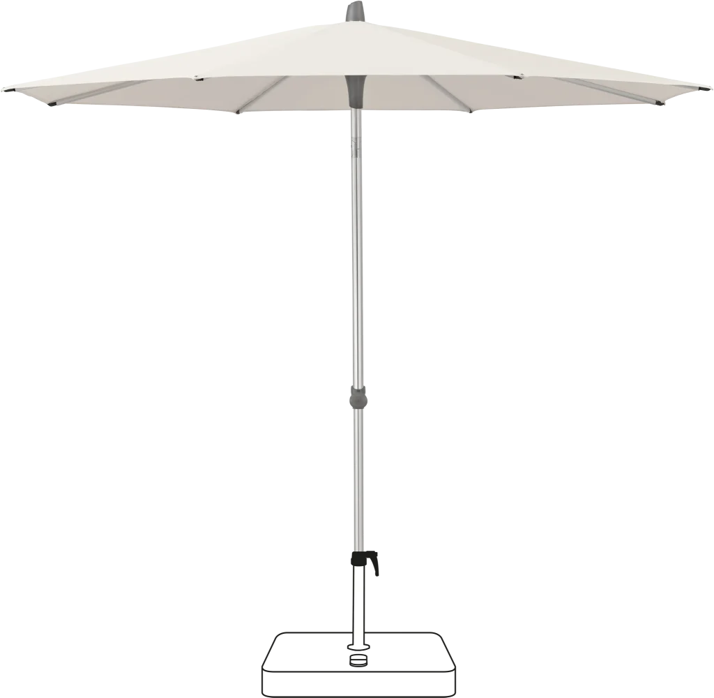 Glatz Sonnenschirm Alu-Smart Stoffklasse 4 in Vanilla 453