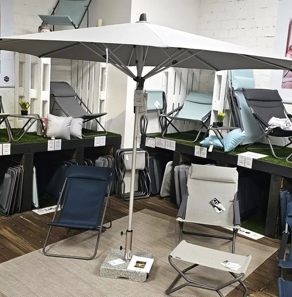 Glatz Sonnenschirm Fortino Riviera 300cm 420 Smoke