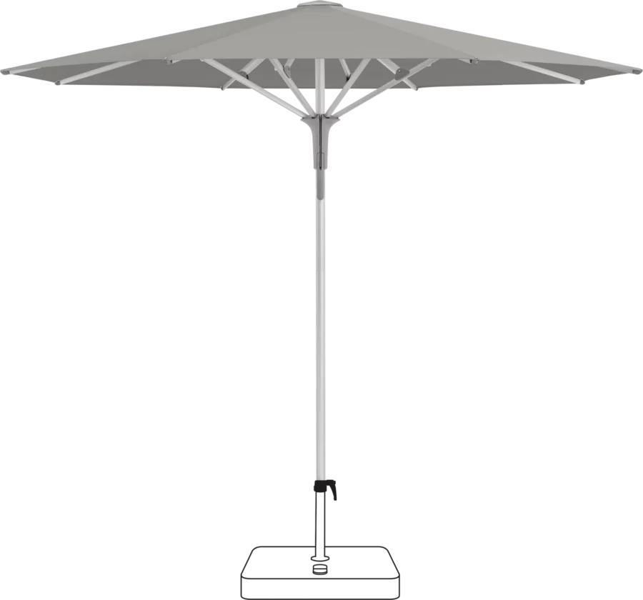 Glatz Sonnenschirm Fortino Pro 300cm 420 Smoke