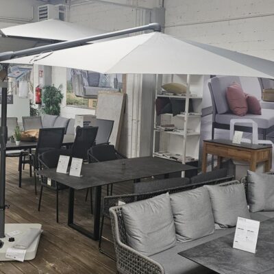 Glatz Ampelschirm Sunwing Casa 330cm Farbe 420 Smoke