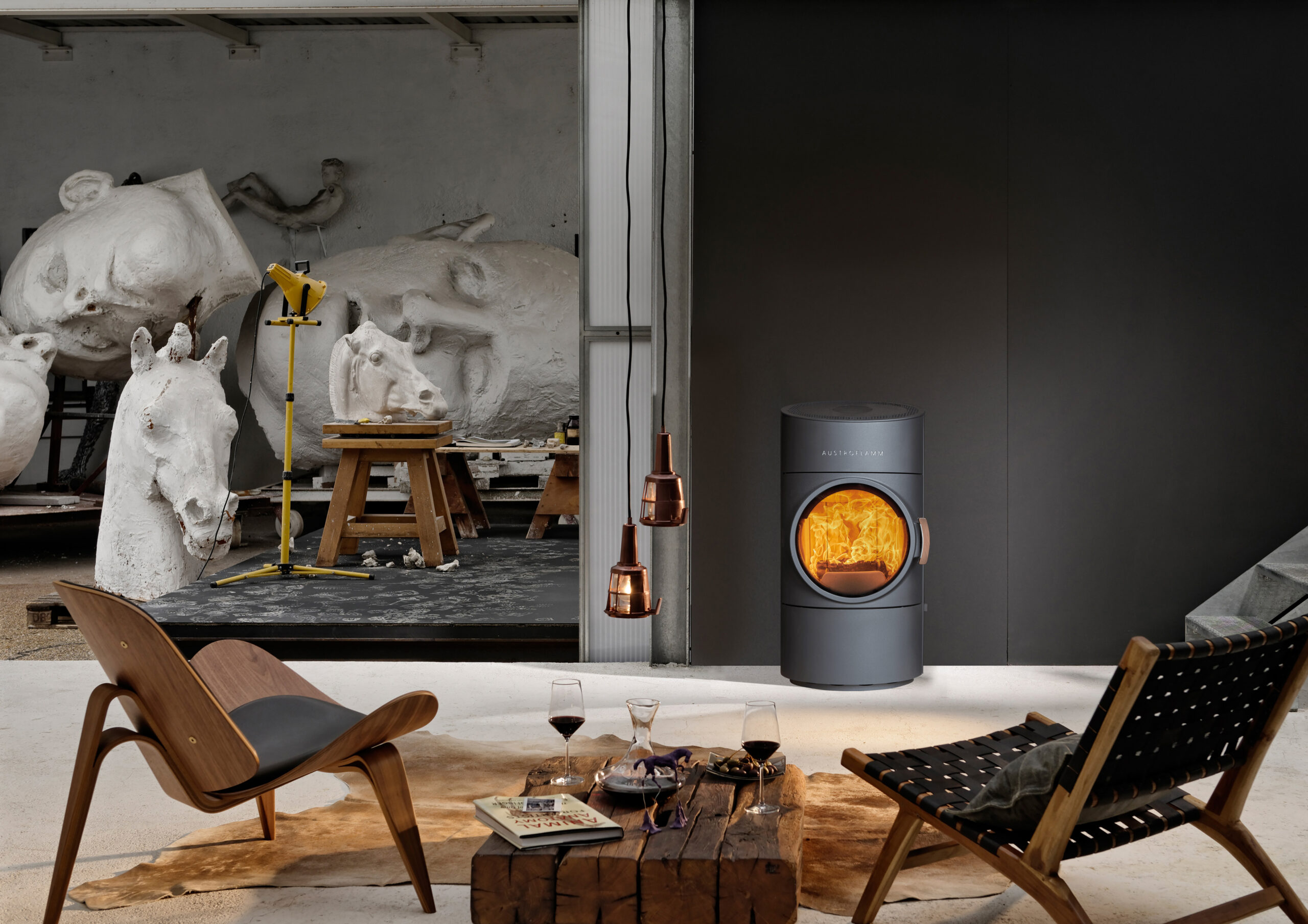 Austroflamm Kaminofen Clou compact 2.0 – Bild 2