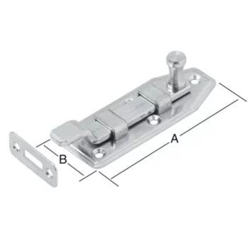 VORMANN Fensterriegel gekröpft 80 x 30 mm – Ansicht