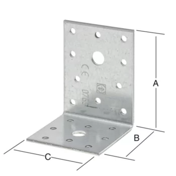 VORMANN Winkelverbinder 80 x 60 x 60 mm – Ansicht