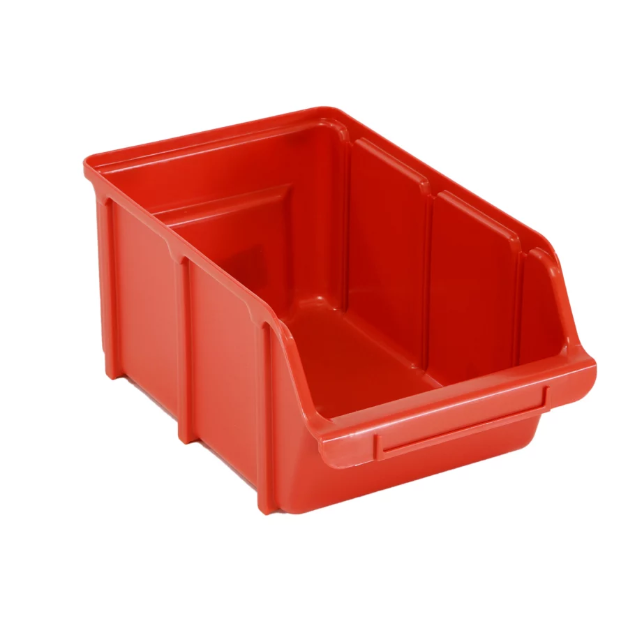 raaco Sichtlagerkasten Gr. 4, rot – Ansicht
