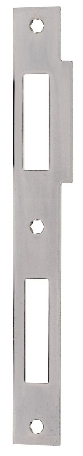dormakaba Flachschließblech SB.1.DS, eckig mit Lappen, Dekorsilber, ÖNORM – Ansicht