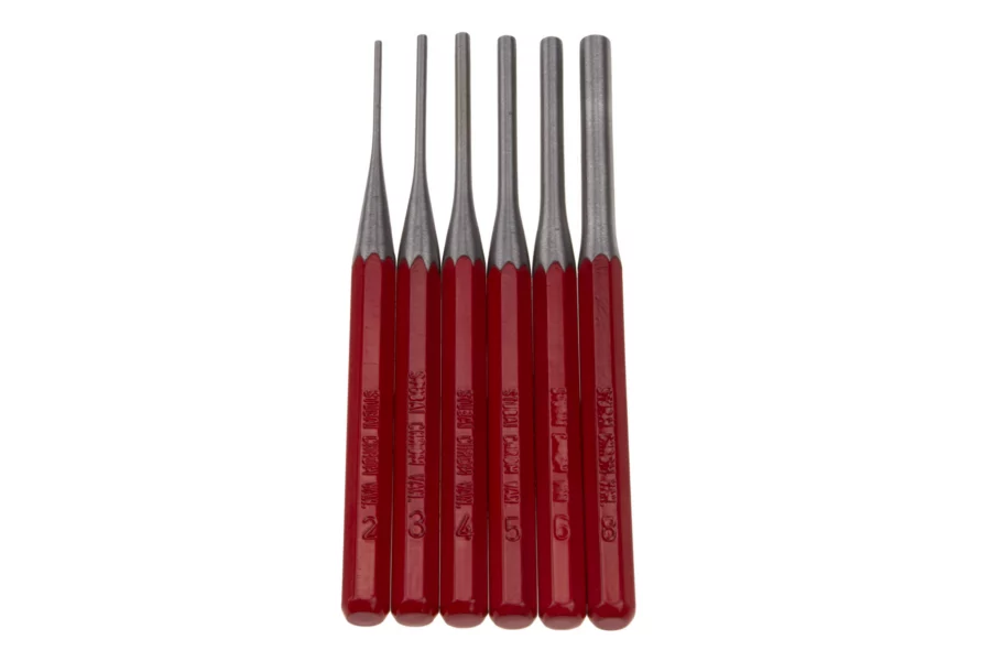 STUBAI Splintentreiber-Satz 2-8 mm, 6 Teile – Gesamtansicht
