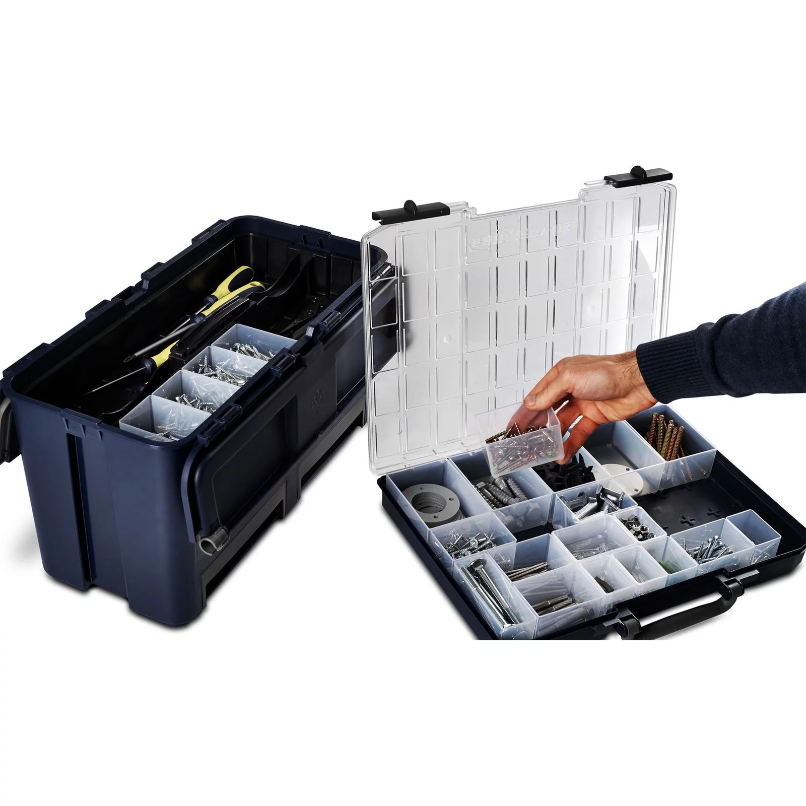 raaco Werkzeugkoffer Compact 27 – Maßzeichnung
