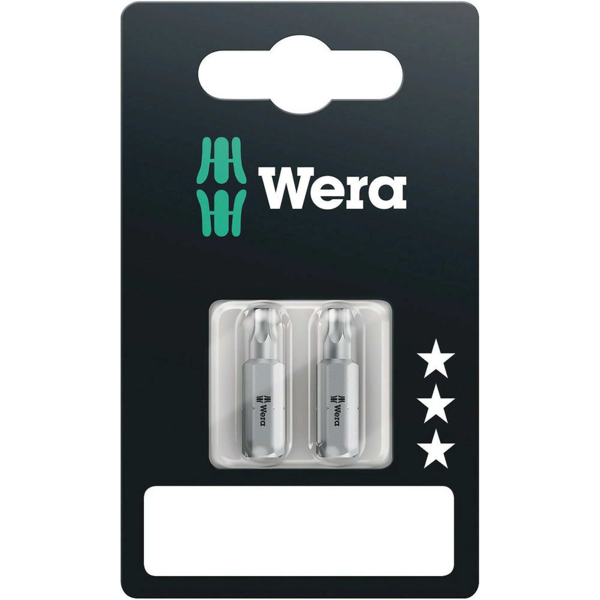 Wera 867/1 SB TORX® Bits TX 15 x 25 mm, 2 Stück – Ansicht
