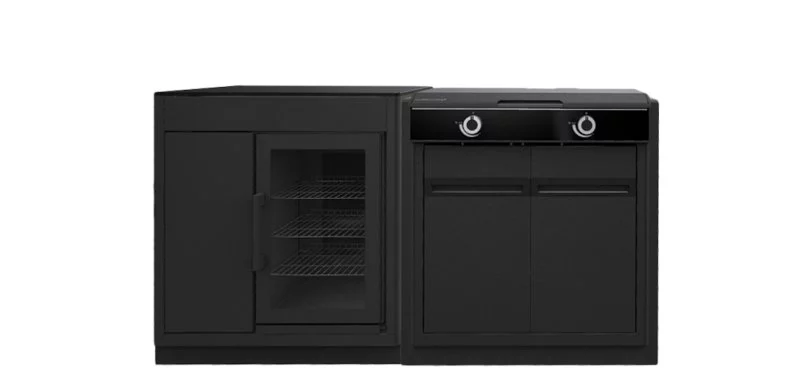OUTDOORCHEF HEAT Outdoor Küche 2-teilig: X-245 + Caso BBQ Cooler – Bild 1