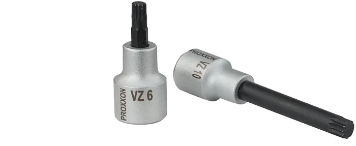 PROXXON Vielzahn-Einsatz XZN 1/2 Zoll VZ 5, 55 mm lang – Ansicht