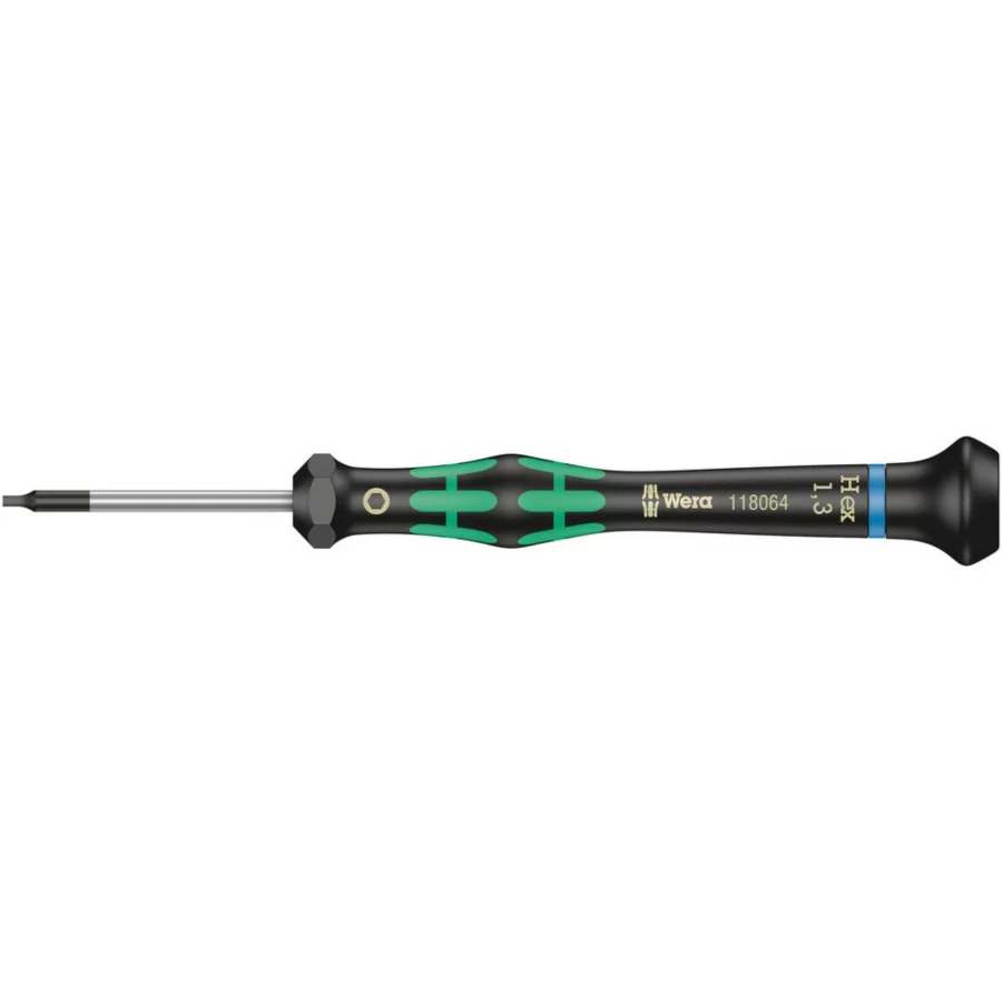 Wera 2054 Kraftform Micro Elektronik-Sechskantschraubendreher 0,9 x 40 mm – Ansicht