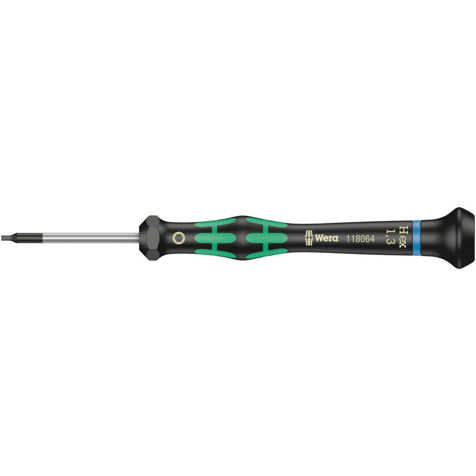 Wera 2054 Kraftform Micro Elektronik-Sechskantschraubendreher 1,3 x 40 mm – Ansicht